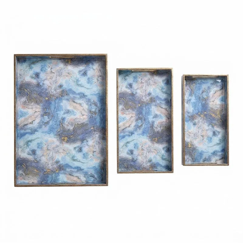 TrayAura Serving Tray - Set of Three media 4