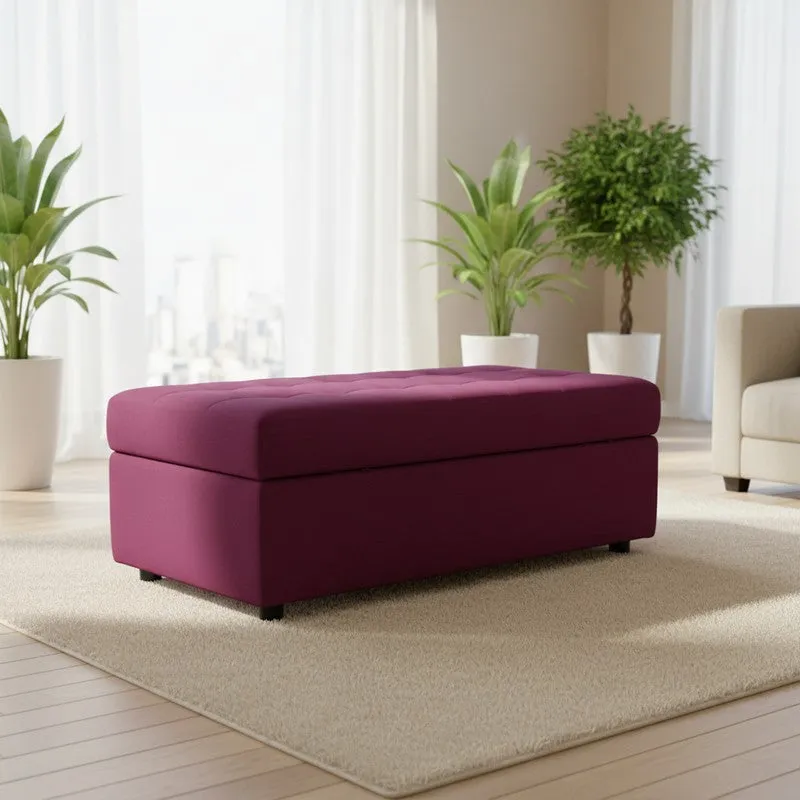 Zaviro Nuvia Ottoman - Purple media 1