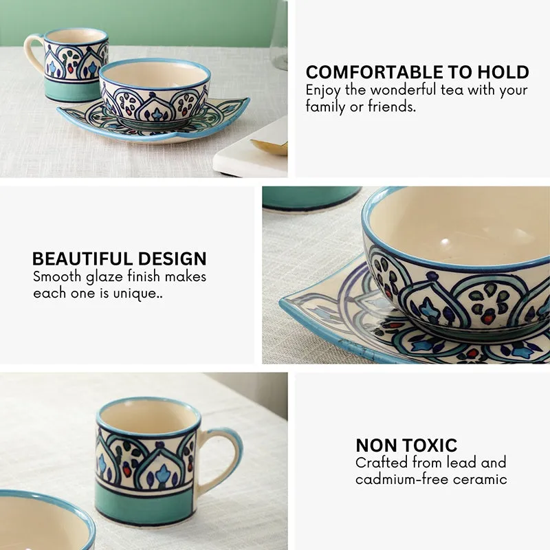 Medina Brew Ceramic Cup Set (350 mL/130 mL) - Three Piece Set media 6