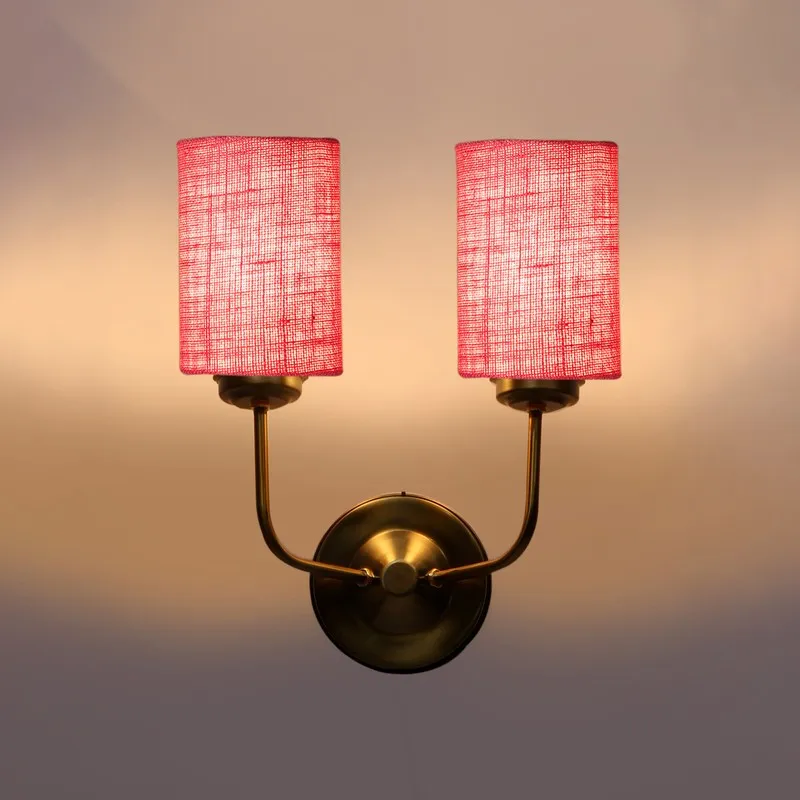 Lumoire Duo Metal Wall Lamp - Pink media 6