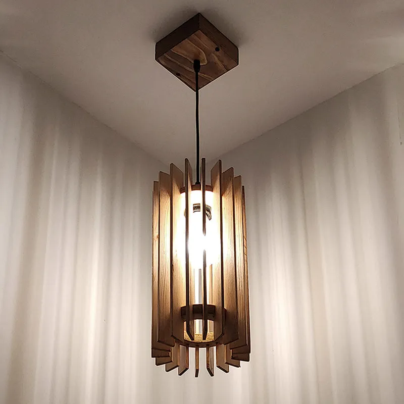 Mariette Single Wooden Ceiling Lamp media 5