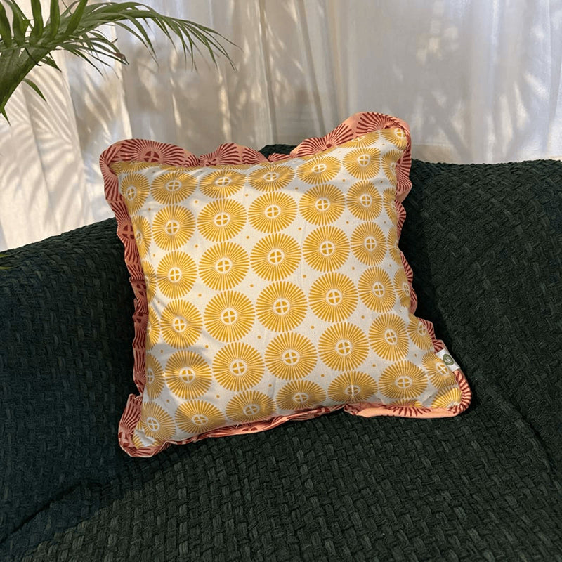 Ethnikha I Cotton Cushion Cover