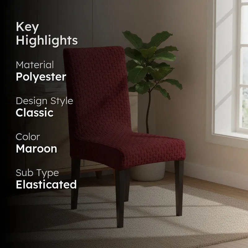 Nexo Neat Fit Chair Cover - Maroon media 2