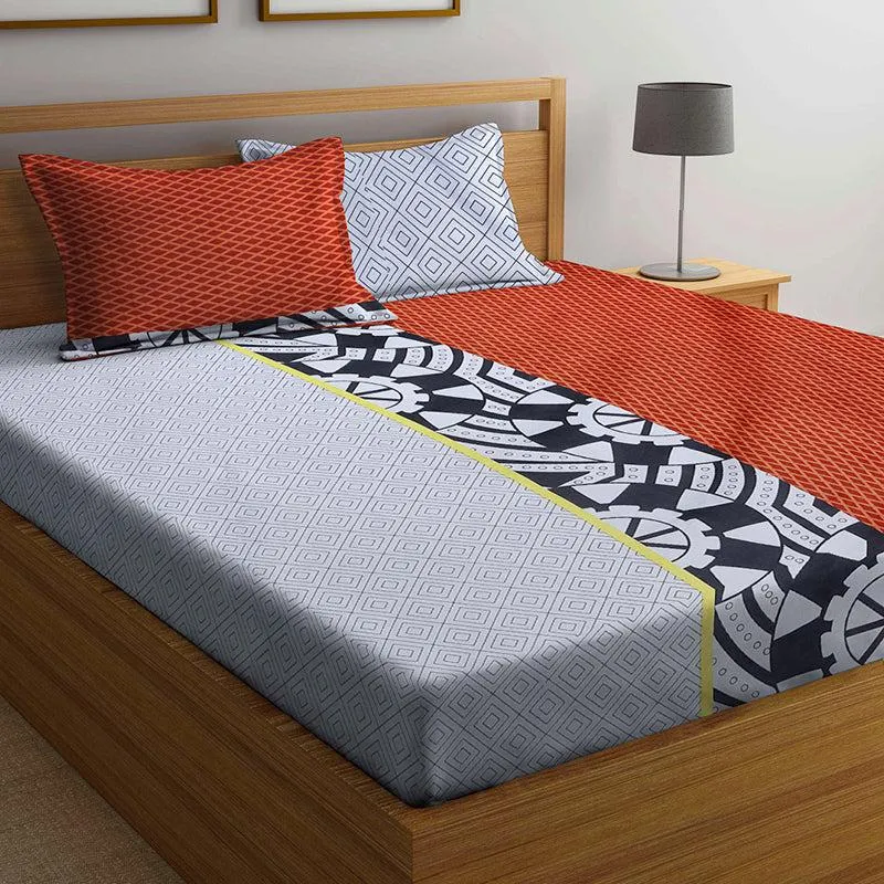 Comet Abstract Bedsheet - 150 GSM media 4