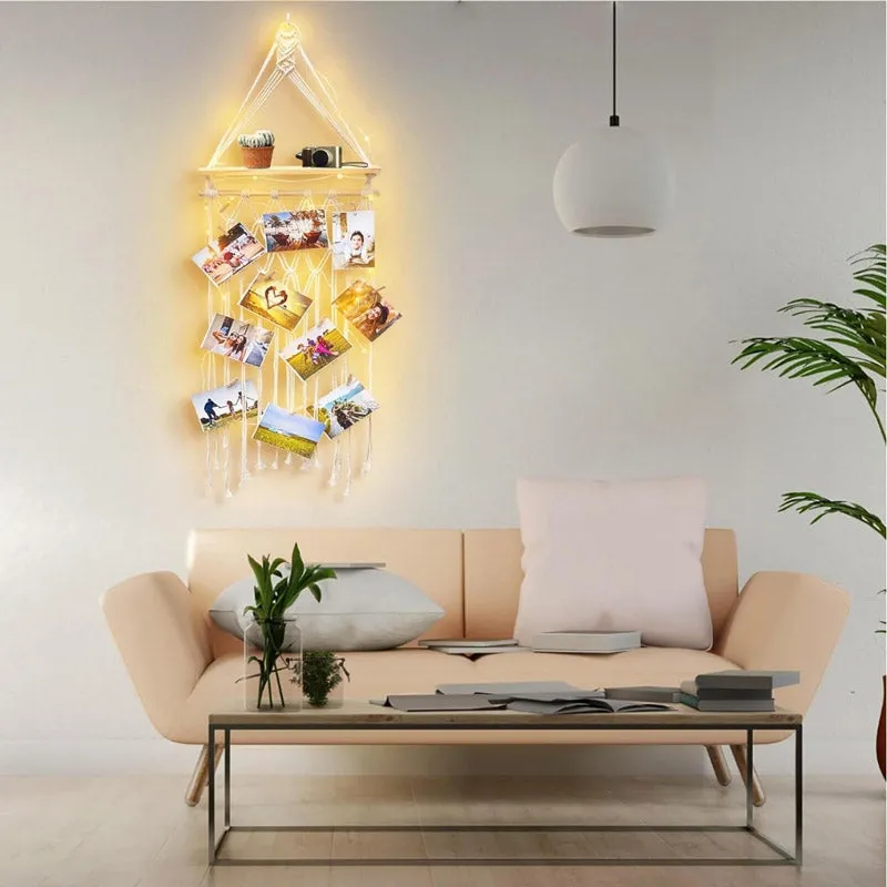 Emra Macrame Hanging Photoframe media 1