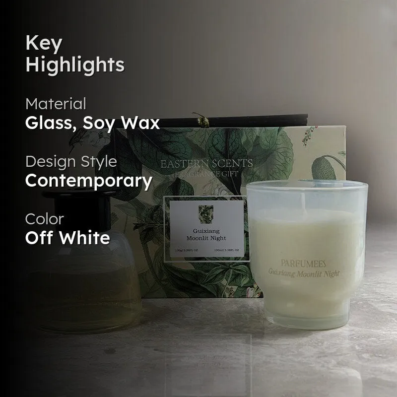 Calm Breeze Reed Diffuser (Off White) - Set Of Two media 2