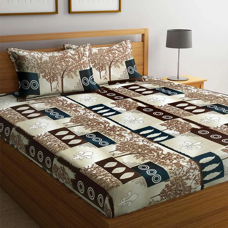Aiden Abstract Bedsheet - 150 GSM media 3