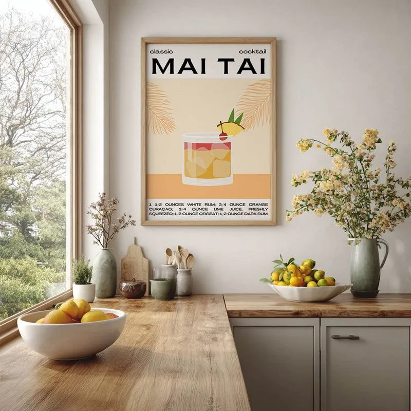 MaiTai Archival Canvas Wall Art - Brown media 5
