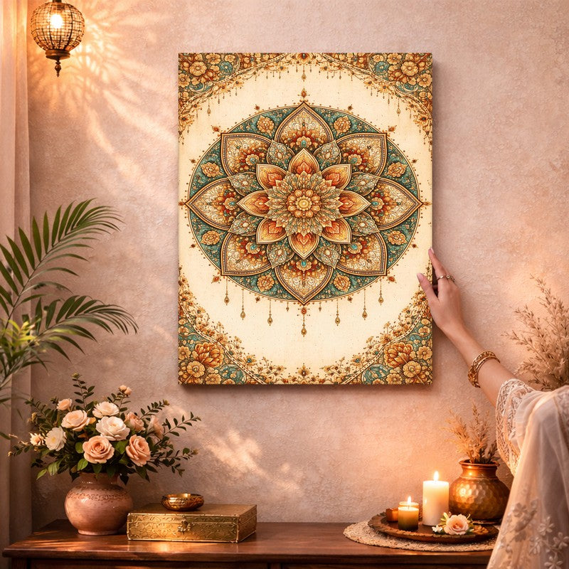 Royal Mandala Canvas Wall Art & Paintings media 3
