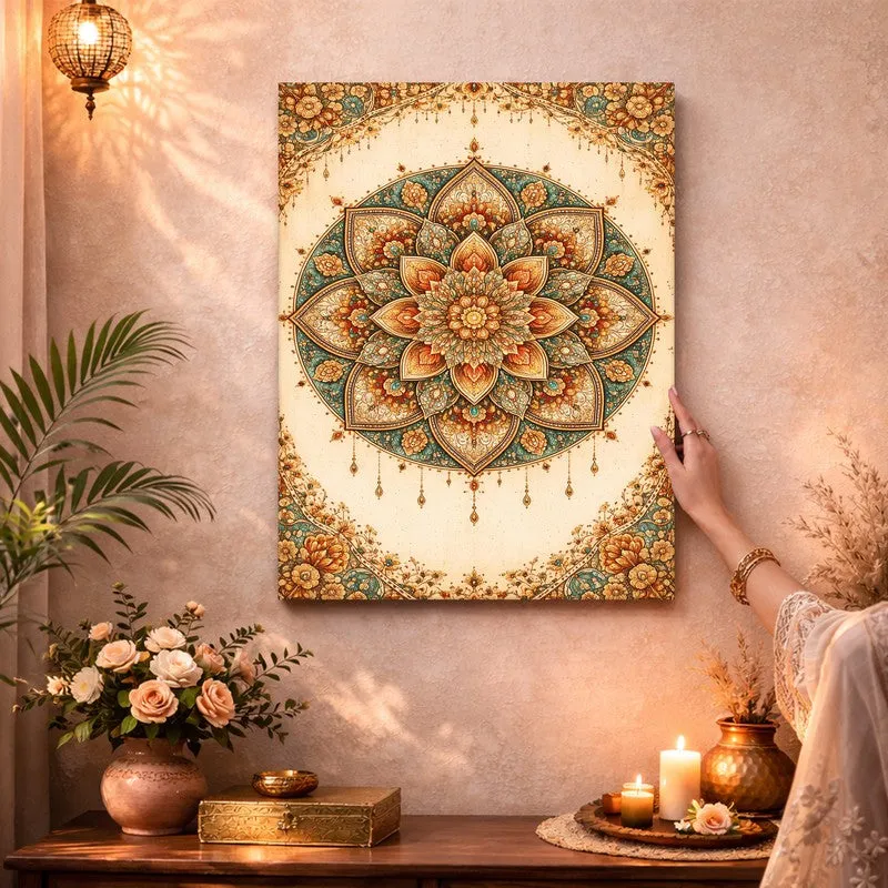 Royal Mandala Canvas Wall Art & Paintings media 3