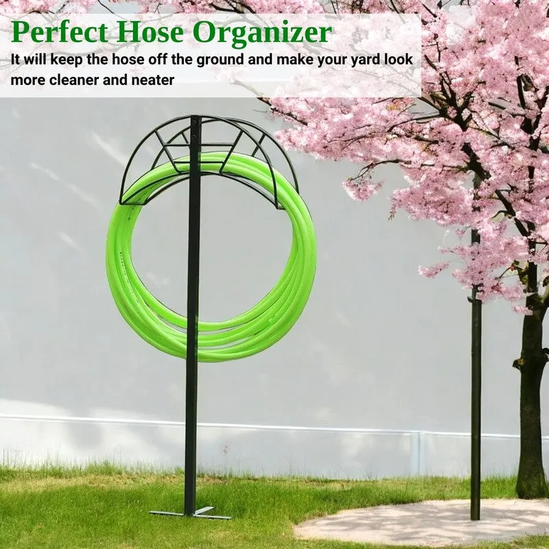 Lawn Hose Holder Metal Rack media 7