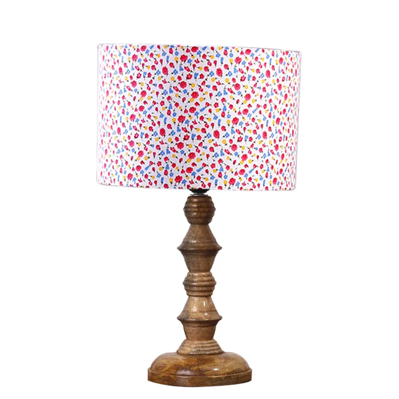 Fleura Timber Wooden Table Lamp - Multicolor media 6