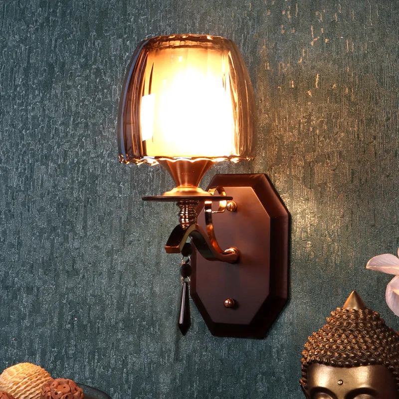 Onyxa I Iron Wall Lamp - Black media 1