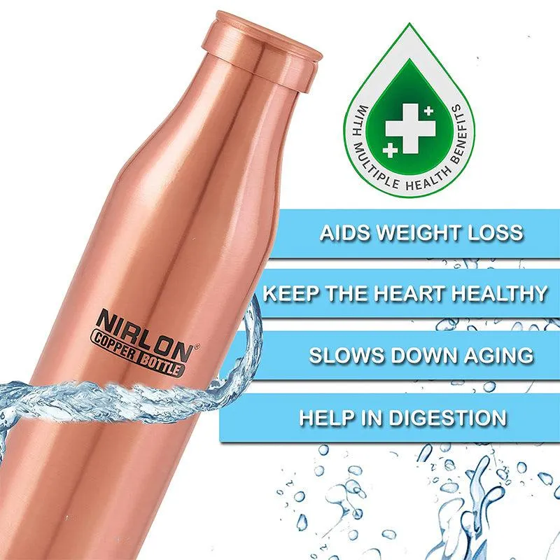 Sylviane Copper Water Bottle - 1000 mL media 8