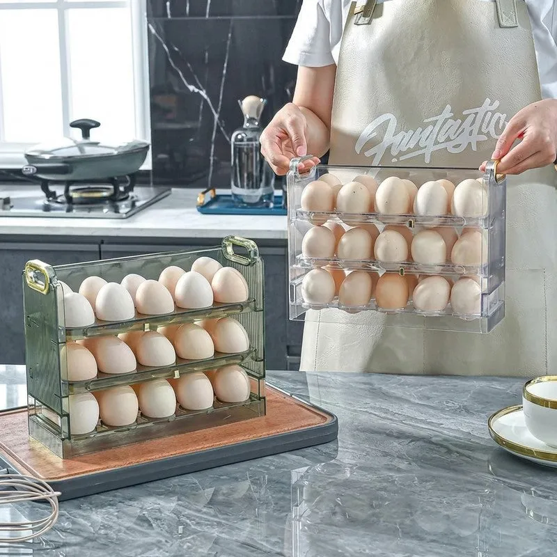 Egg Vault Acrylic Fridge Organizers media 4