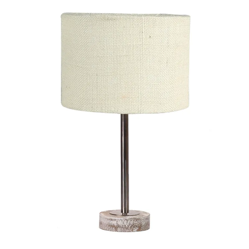 Sienna I Rodin Wooden Table Lamp - White,Silver media 4