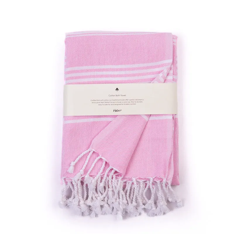 Luxe Linen Bath Towel - Pink media 3