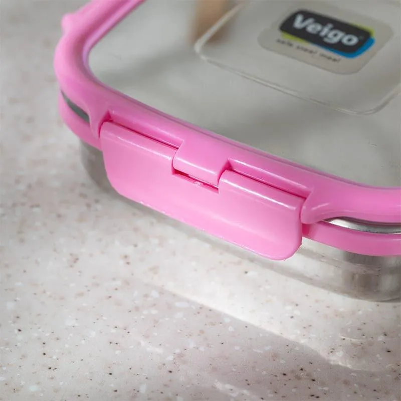 Ritaro Lunch Box (Pink) - 550 mL media 4