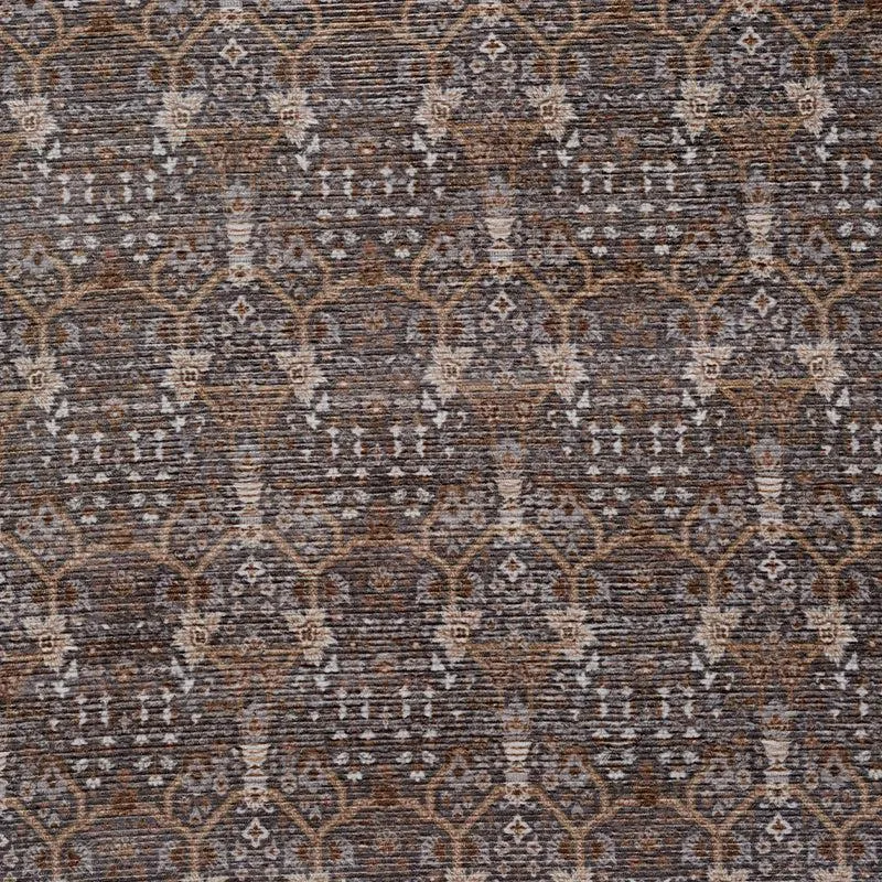 Sadie Ethnic Carpet - Charcoal media 4