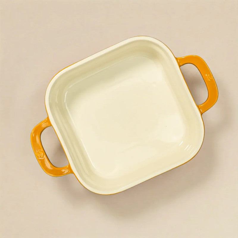 Cumin Co Ceramic Baking Trays - Mustard media 6