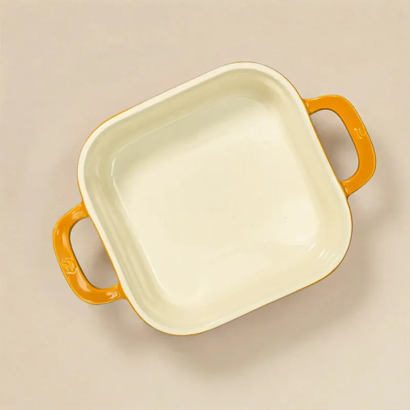 Cumin Co Ceramic Baking Trays - Mustard media 6