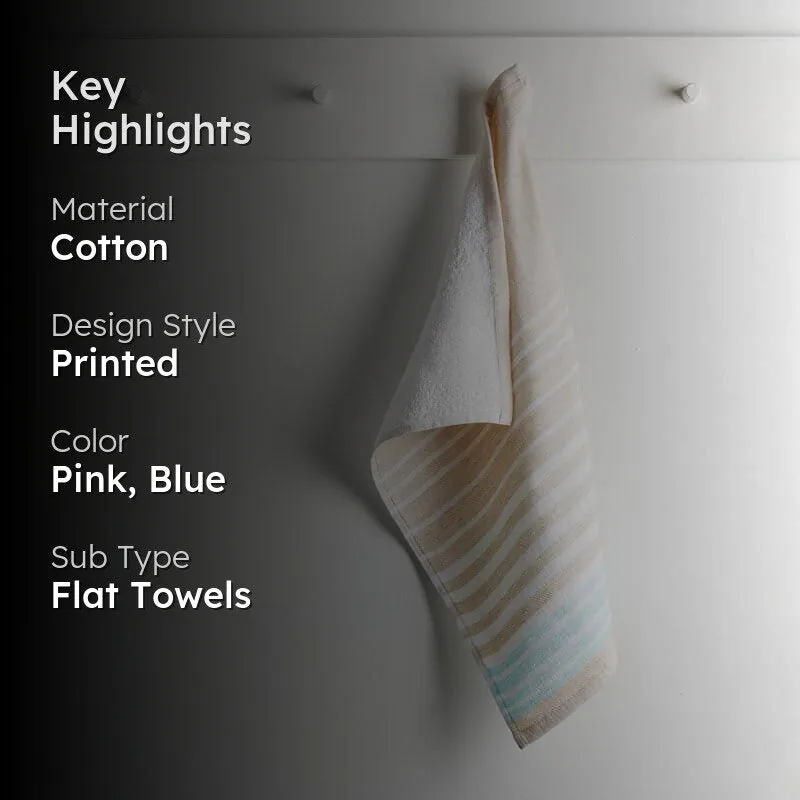 Imago Ombre Cotton Terry Hand Towel - Set Of Two media 2