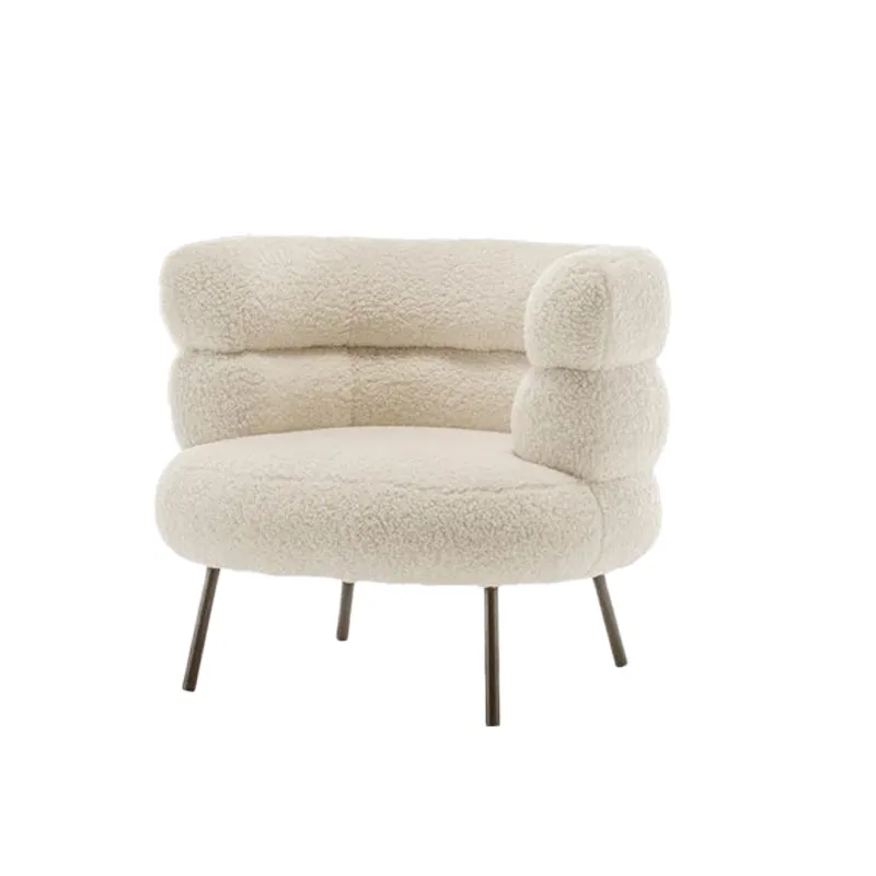 Clive Accent Chair - Ivory media 3