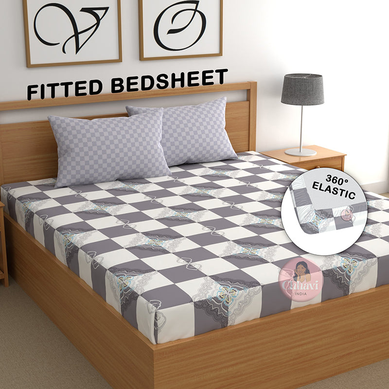 Cubiq I Fitted Microfiber Microfiber Bedsheet - 150 GSM media 3