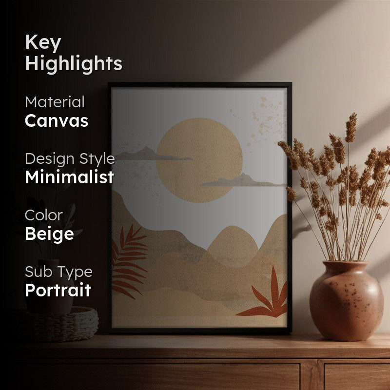 Dawn Archival Canvas Wall Art - Black Frame media 2