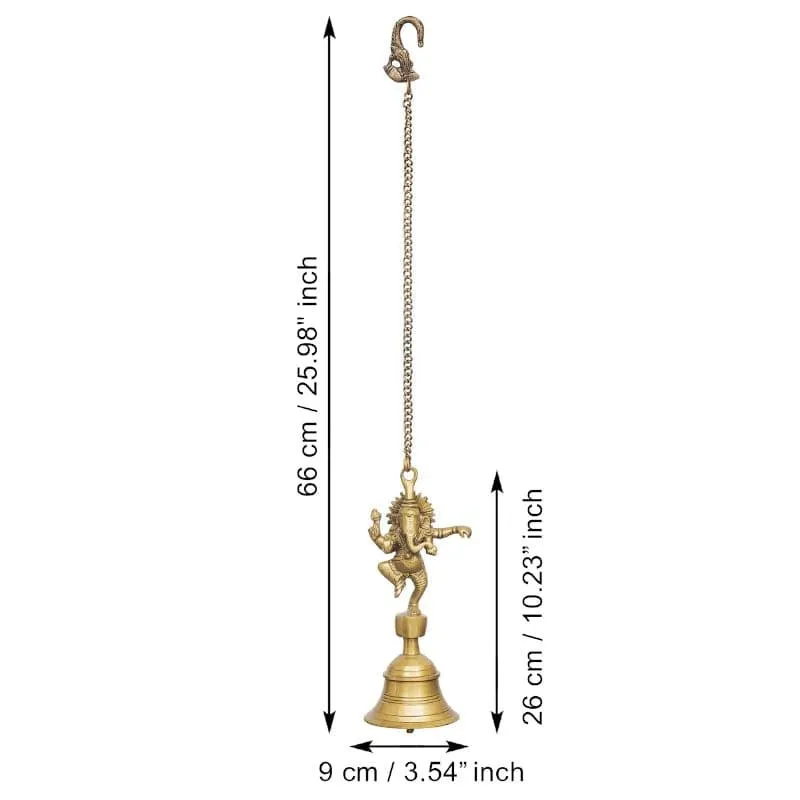 Dancing Ganesha Hanging Bell media 4