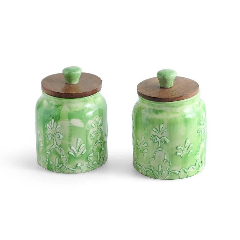 Green Keepers Jars (390 mL Each) - Set Of Two media 3