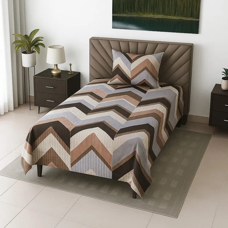 Plenox Cotton Bedsheets - 400 TC media 1