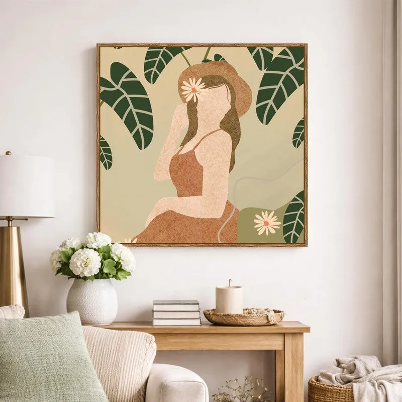 Body Lines Canvas Wall Art With Frame media 1