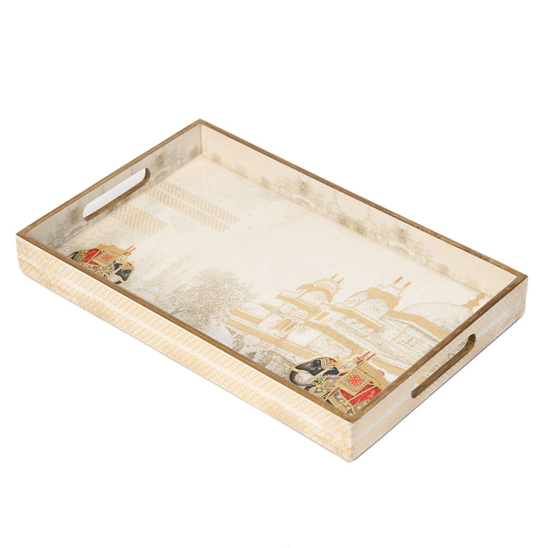 Darbar Parade Enamel Coated Serving Tray media 4