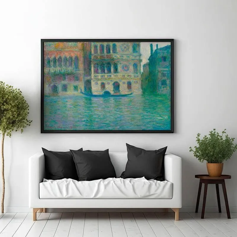 Venice, Palazzo Dario By Claude Monet - Black Frame media 1