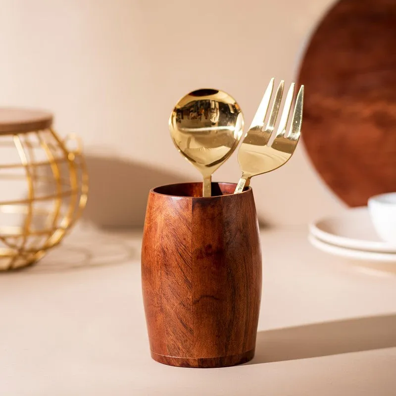 Sylva Wooden Cutlery Holder media 5
