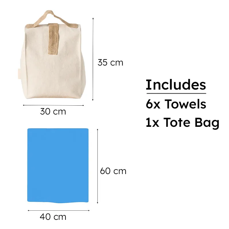 Trista Tots Towel Set & Lunch Bag - Four Piece Set media 14
