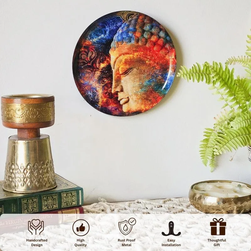 Shri Buddha Metal Wall Plate media 3