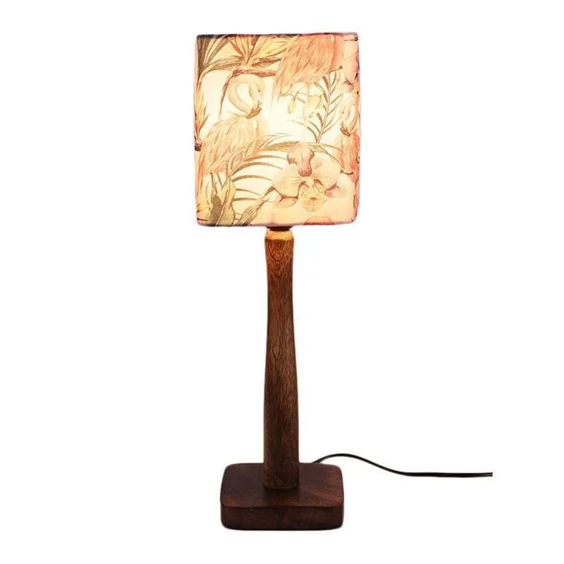 Flamin Flamingos Fabric Table Lamp - Multicolor media 3