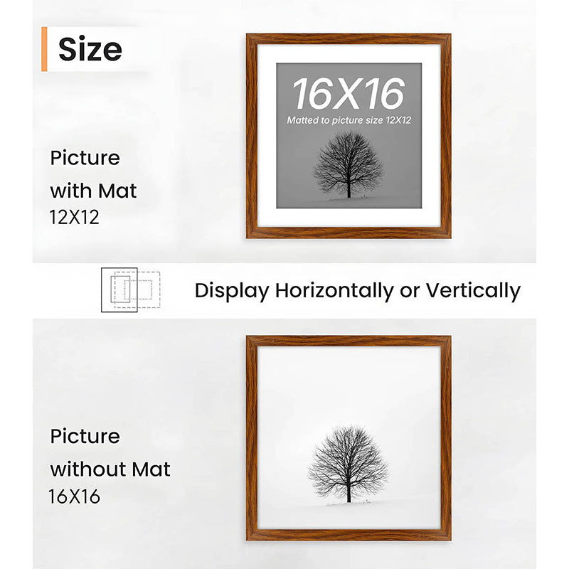 Erato Wooden Photo Frame - Brown media 8