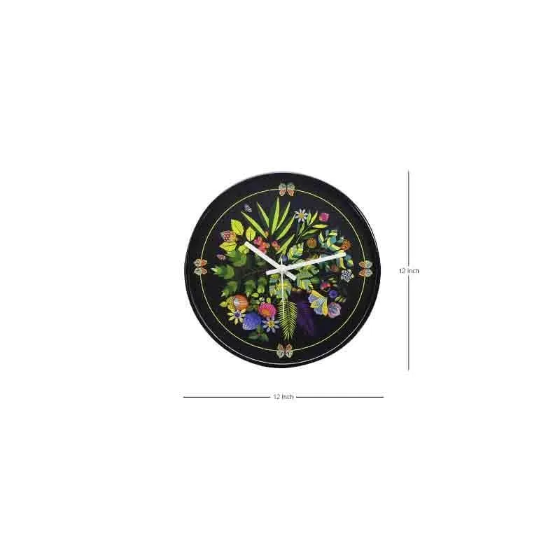 Vibrant Bliss Blue Wall Clock media 4