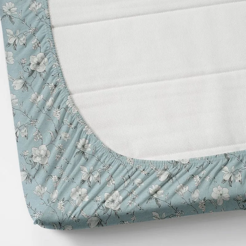 Petal Dream Cotton Fitted Bedsheet - 180 TC media 5