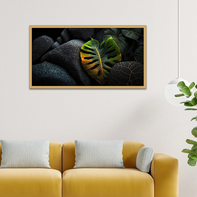 Sonnet Monstera Canvas Wall Painting