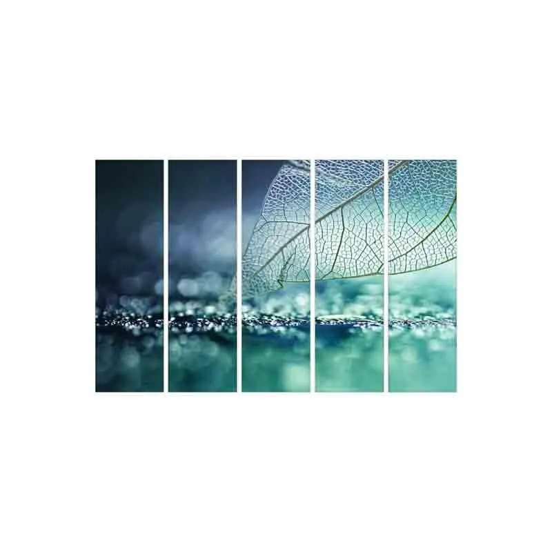 Leafiness Wall Art - Set of Five media 4