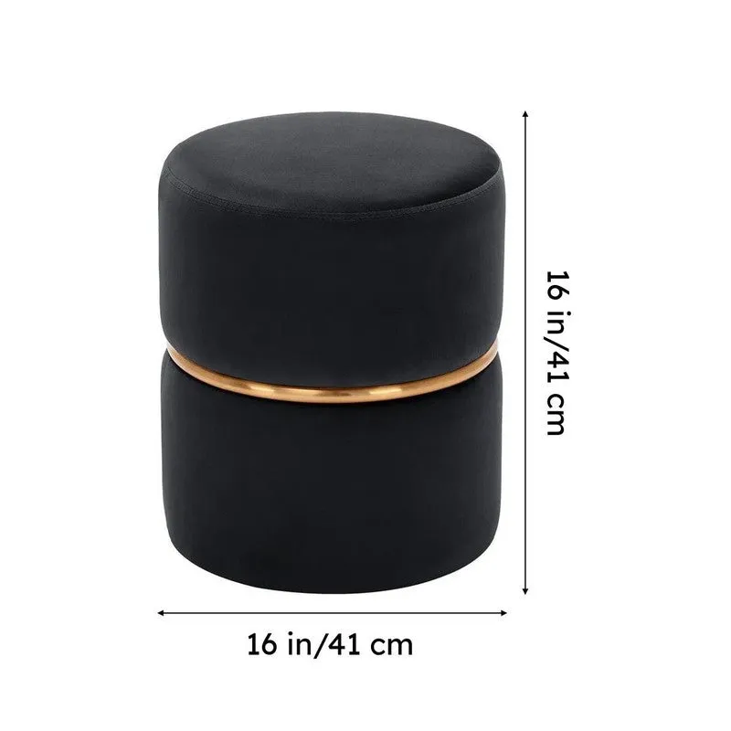 Zyvra Softin Ottoman - Black media 7