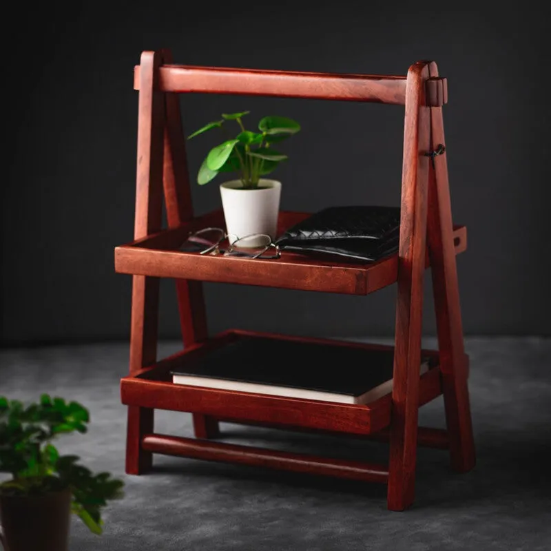 Mojo Wooden Double Decker Organizer media 4