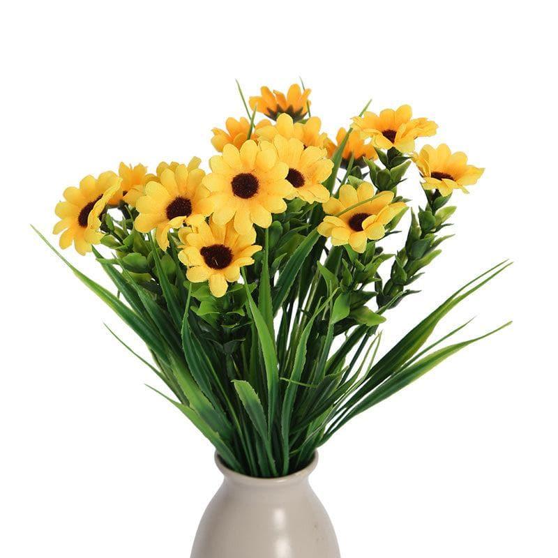 Faux Sunflower Floral Bunch - Set Of Two media 4