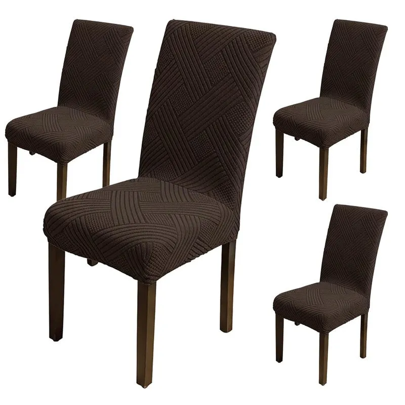 Rivexa Soft Chair Cover (Brown) - Set Of Four media 3