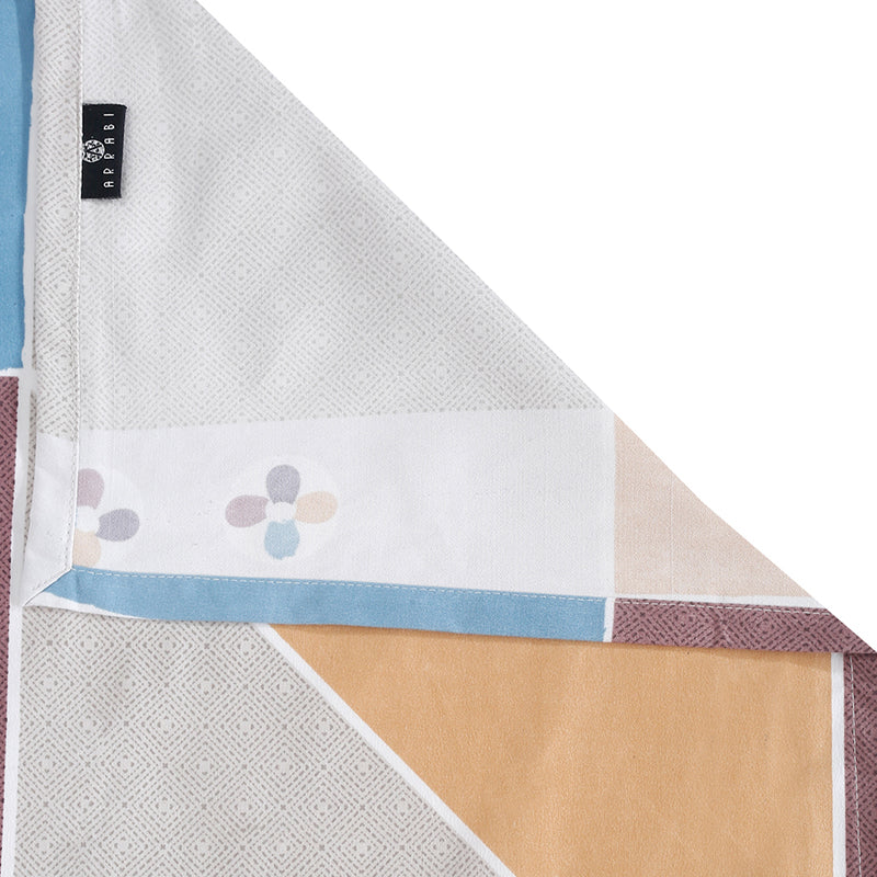 Poly Pause Geometric Bedsheet - 130 GSM media 6