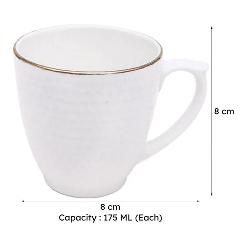 Rupert Bone China Tea Cup (175 mL Each) - Set of Six media 7